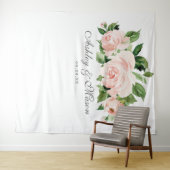 Tenture Fond de mariage Shabby Chic pour Photobooth (En situation (horizontale))