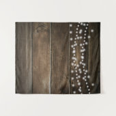 Tenture Fond de mariage texturé en bois rustique (Devant (Horizontal))