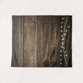 Tenture Fond de mariage texturé en bois rustique (Devant (Horizontal))