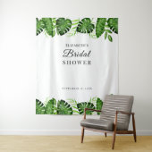 Tenture Fond de mariage tropical avec végétation jungle (En situation)