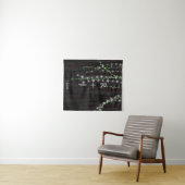 Tenture Fond de mariage vigne rustique et lumières (En situation (horizontale))