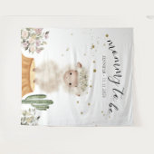 Tenture Fond de mouton future maman (Devant (Horizontal))
