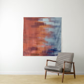 Tenture Fond de peinture abstraite sur mur en béton. Coule (En situation (horizontale))