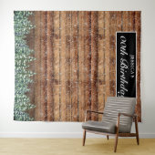 Tenture Fond de photo d'anniversaire de forêt de bois enne (En situation (horizontale))