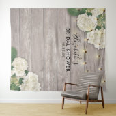 Tenture Fond de photo de Baby Shower Hydrangea Lumières bo (En situation (horizontale))