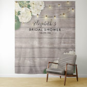 Tenture Fond de photo de Baby Shower Hydrangea Lumières bo (En situation)