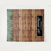 Tenture Fond de photo de forêt enneigée noire pour Sweet 1 (Devant (Horizontal))