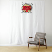 Tenture Fond de photo de mariage avec bulle de bande dessi (En situation)