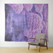 Tenture Fond de photo de mariage floral Hydrangea Violet (En situation (horizontale))