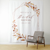 Tenture Fond de photo de mariage géométrique d'automne (En situation)