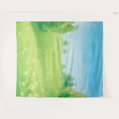 Tenture Fond de photo de paysage de printemps et d'été (Devant (Horizontal))