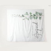 Tenture Fond de photo de remise de diplôme avec nom de dip (Devant (Horizontal))