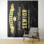 Tenture Fond de photo de remise de diplôme moderne à paill (En situation)