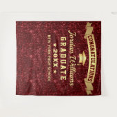 Tenture Fond de photo de remise de diplôme moderne avec pa (Devant (Horizontal))