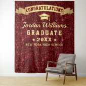 Tenture Fond de photo de remise de diplôme moderne avec pa (En situation)