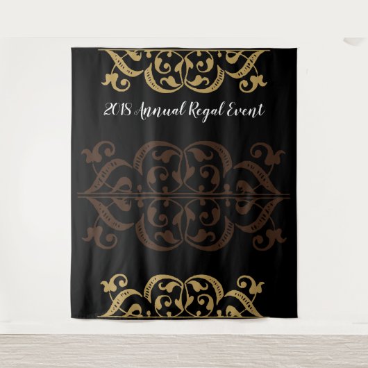 Tenture Fond de photo d'événement élégant - Sur mesure (Devant)