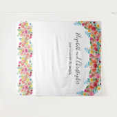 Tenture Fond de photo floral prop de mariage Shower  (Devant (Horizontal))