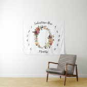 Tenture Fond de photo mensuel pour bébé Rustic Bloom (En situation (horizontale))