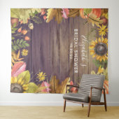 Tenture Fond de photo pour douche de mariée Feuilles d'aut (En situation (horizontale))