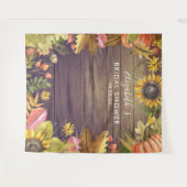 Tenture Fond de photo pour douche de mariée Feuilles d'aut (Devant (Horizontal))