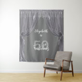 Tenture Fond de photo pour fête d'anniversaire 50 ans Ride (En situation)