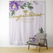 Tenture Fond de photo pour fête de remise de diplôme à fle (En situation)