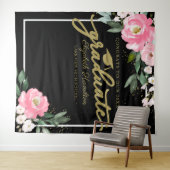 Tenture Fond de photo pour fête de remise de diplôme flora (En situation (horizontale))