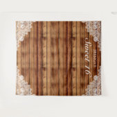 Tenture Fond de photo pour Sweet 16 en bois rustique et de (Devant (Horizontal))