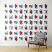 Tenture Fond de photobooth à répétition pour anniversaire  (En situation (horizontale))