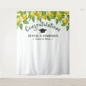 Tenture Fond de Photobooth Citrons Clair Moderne (Devant)