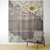 Tenture Fond de photobooth de mariage avec dentelle, tourn (En situation)