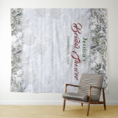 Tenture Fond de photobooth de mariage avec feuillage éléga (En situation (horizontale))