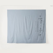 Tenture Fond de photobooth Dusty Blue pour Future Mrs Brid (Devant (Horizontal))