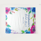 Tenture Fond de photobooth floral accrocheur pour une fête (Devant (Horizontal))