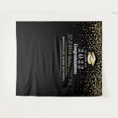 Tenture Fond de photobooth pour fête de fin d'études (Devant (Horizontal))