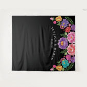 Tenture Fond de photobooth pour mariage Fiesta (Devant (Horizontal))