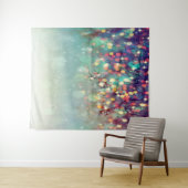 Tenture Fond de photographie Bokeh Vert Hiver Noël (En situation (horizontale))