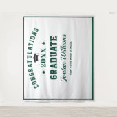 Tenture Fond de Photographie de Fête de Remise de Diplômes (Devant)