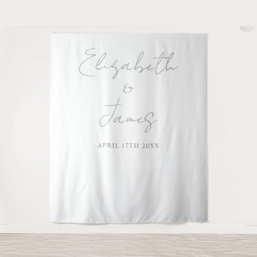 Tenture Fond de Photographie de Mariage à Scénario de Simp (Devant)