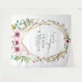 Tenture Fond de photographie de mariage avec terrarium d'a (Devant (Horizontal))