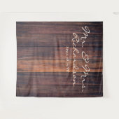 Tenture Fond de photographie en bois de grange brun foncé (Devant (Horizontal))