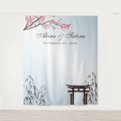 Tenture Fond de photographie Fleur de cerisier japonais Sa (Devant)