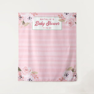 Tenture Fond de photographie floral rose corail chic