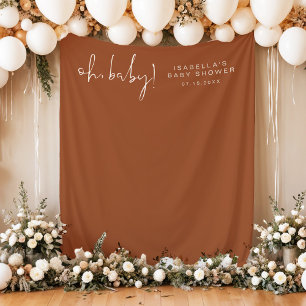 Tenture Fond de photographie pour baby shower CORIANDRE Bo