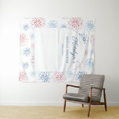 Tenture Fond de photographie pour douche de mariée avec fe (En situation (horizontale))