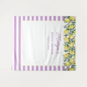 Tenture Fond de Photographie pour Mariage avec Citrons et  (Devant (Horizontal))