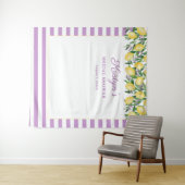 Tenture Fond de Photographie pour Mariage avec Citrons et  (En situation (horizontale))