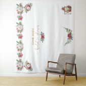 Tenture Fond de photographie pour mariage et fête de Noël  (En situation)