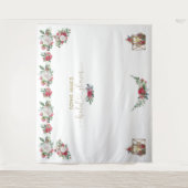 Tenture Fond de photographie pour mariage et fête de Noël  (Devant)