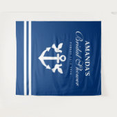 Tenture Fond de photomaton de fête de douche de mariée nau (Devant (Horizontal))